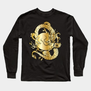 Gold Dragon 04 Long Sleeve T-Shirt